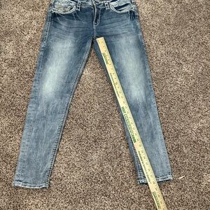 Women's Rock Revival ankle skinny Jeans